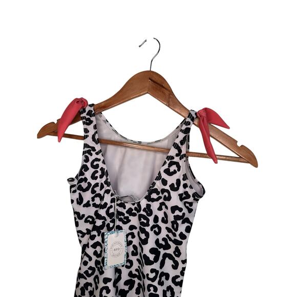 Girls Size 8 Leopard One-Piece Swimsuit | Rylee Faith Designs Boutique - Picture 2 of 7